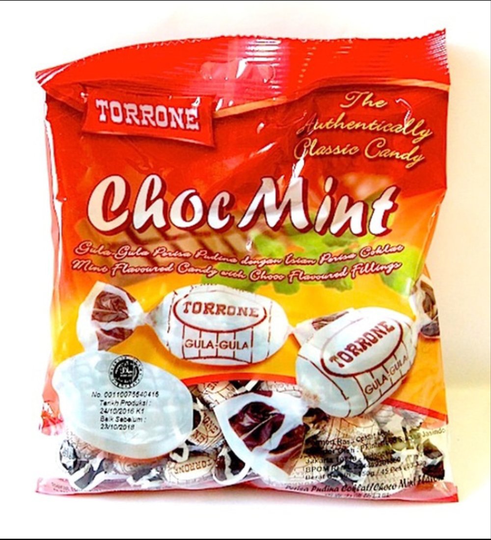 TORRONE PERMEN CHOCO MINT 150gr